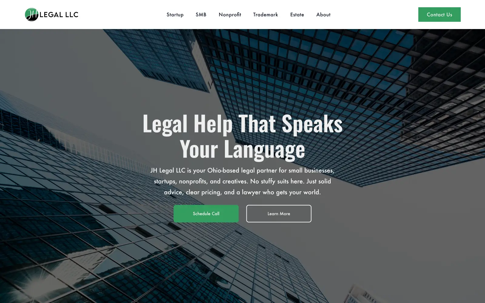 jhlegalohio.com homepage